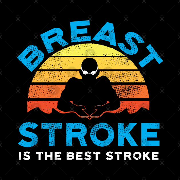 Retro Mens Breast Stroke Swimmer by atomguy