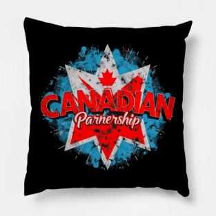 "Maple Unity - Canadian Partnership" Pillow