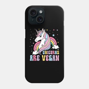 Unicorns are Vegan Phone Case