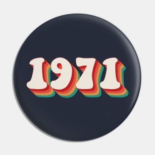 1971 Pin