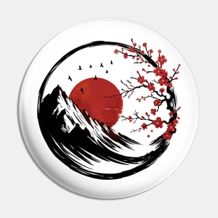 Enso Zen: Dawn's Tranquility Pin