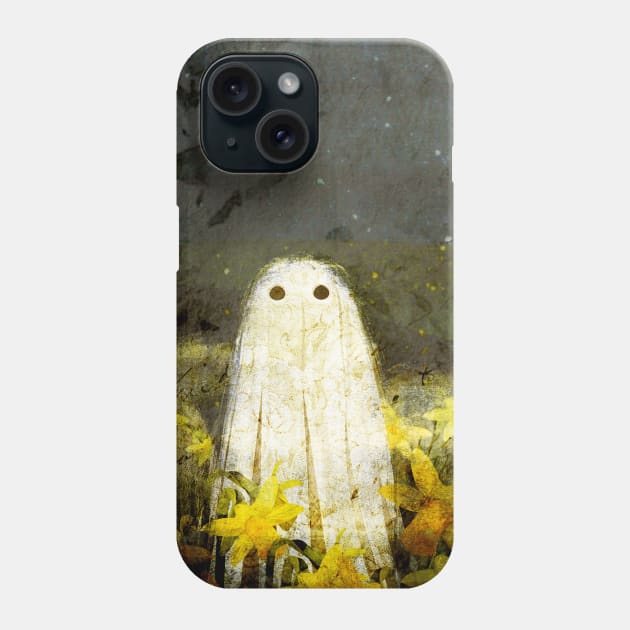 Walter Vintage style Ghost painting Phone Case by KatherineBlowerDesigns