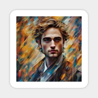 Portrait of Robert Pattinson Magnet