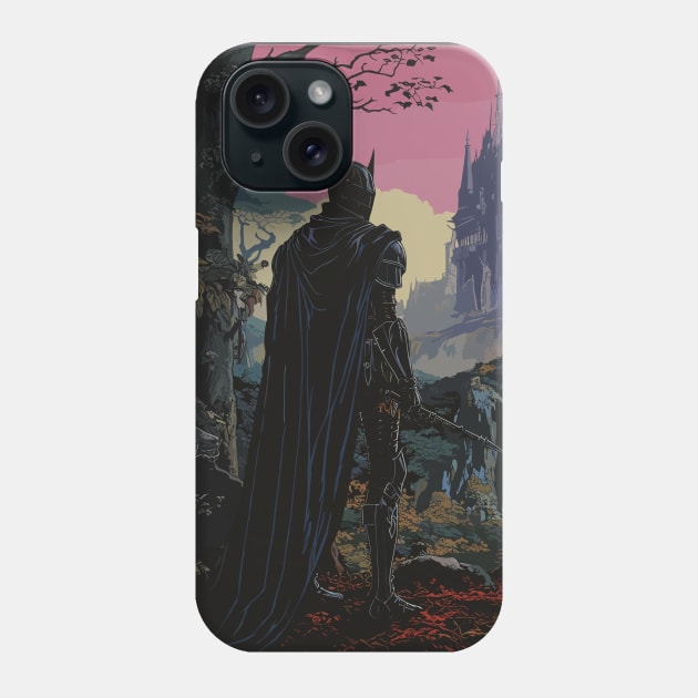 Dark Fantasy Warrior Phone Case by Ray Crimson