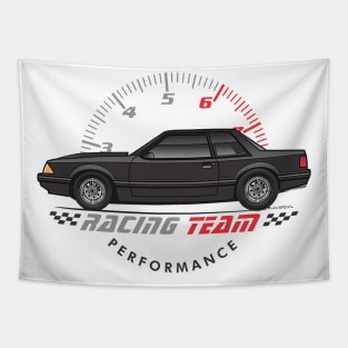 Black notchback Tapestry