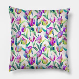 Tulips spring Pillow