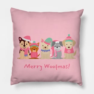 Merry Woofmas Pillow