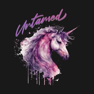 80s Retro Graffiti Untamed Unicorn T-Shirt