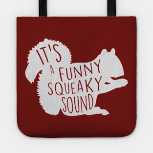 It's a Funny Squeaky Sound // Christmas Squirrel Tote