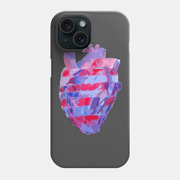 Two Tone Real Love Heart Phone Case by Squeeb Creative