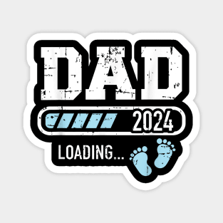 Dad 2024 Loading For Pregnancy Announcement Magnet