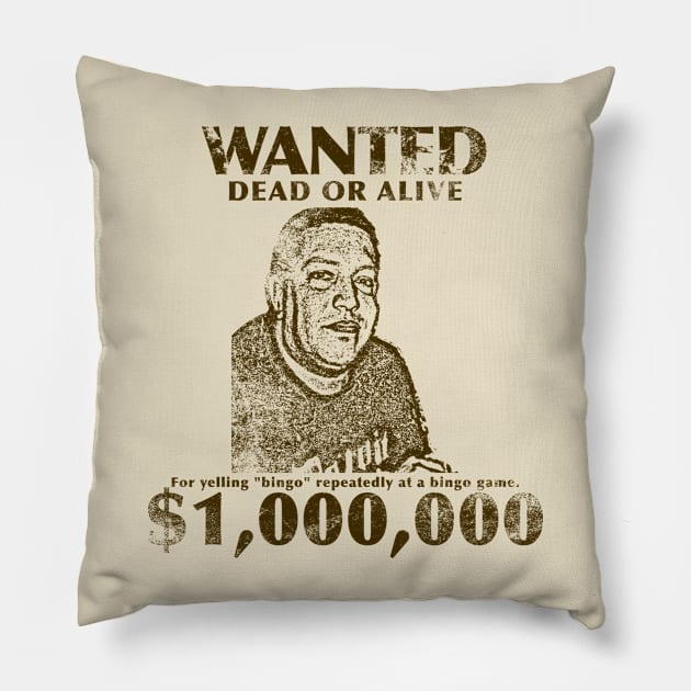 Impractical Jokers - Sal Vulcano Wanted Pillow by LuisP96