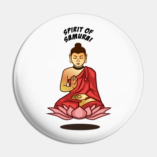 Buddah T-shirt Pin