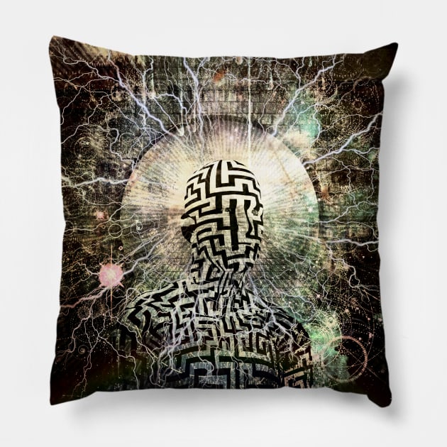 Zen Power Pillow by rolffimages