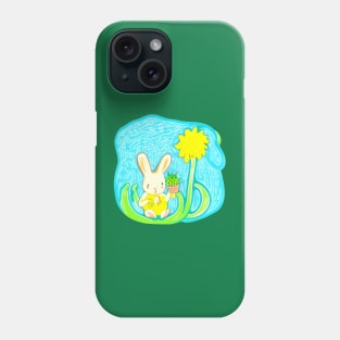 Bunny & Sunflower Phone Case