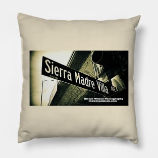 Sierra Madre Villa Avenue, Pasadena, California by Mistah Wilson Pillow