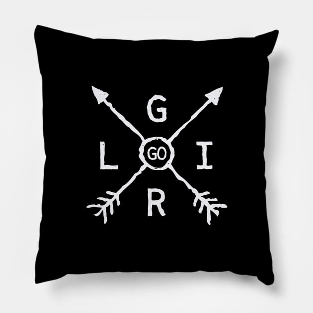 Go Girl Pillow by Aunt Choppy