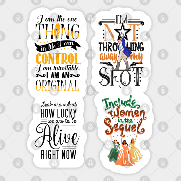 broadway quotes broadway musical sticker teepublic