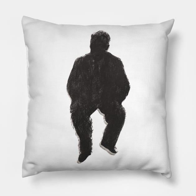 Morph Man 1 Pillow by Lunatic Painter