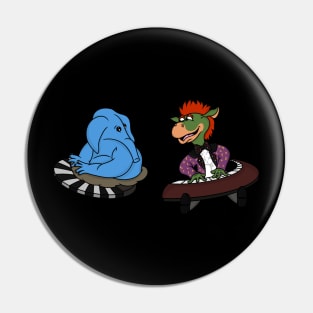 Sonny and Max Dueling Piano Pin