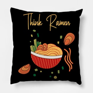 Think ramen ramyun ramyeon. Pasta Noodle lovers Pillow