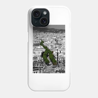 Barcelona Las Ramblas Catalonia Spain Phone Case