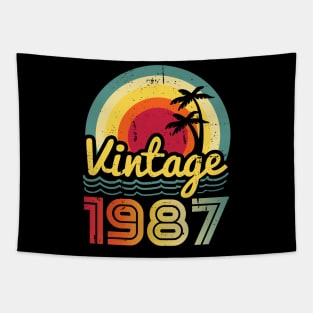 Vintage 1987 Made in 1987 36th birthday 36 years old Gift Tapestry