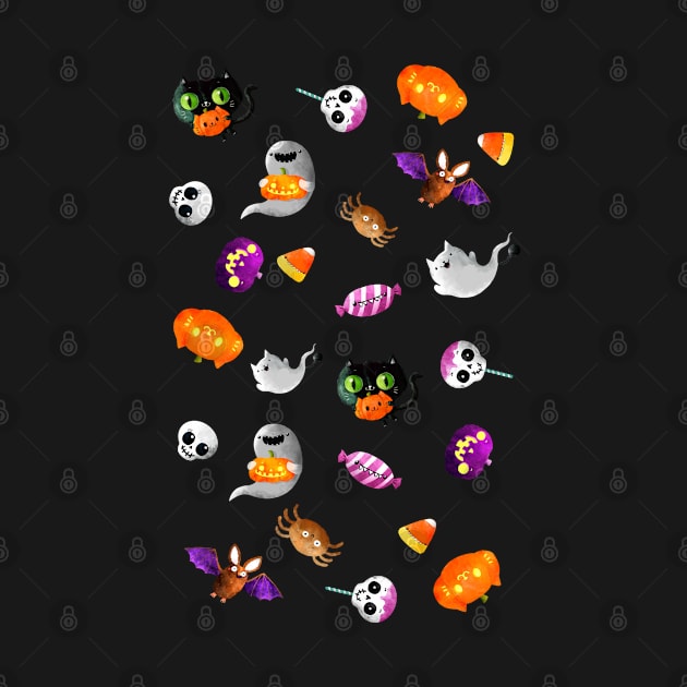 Cute Happy Halloween Season Pattern by Bramblier