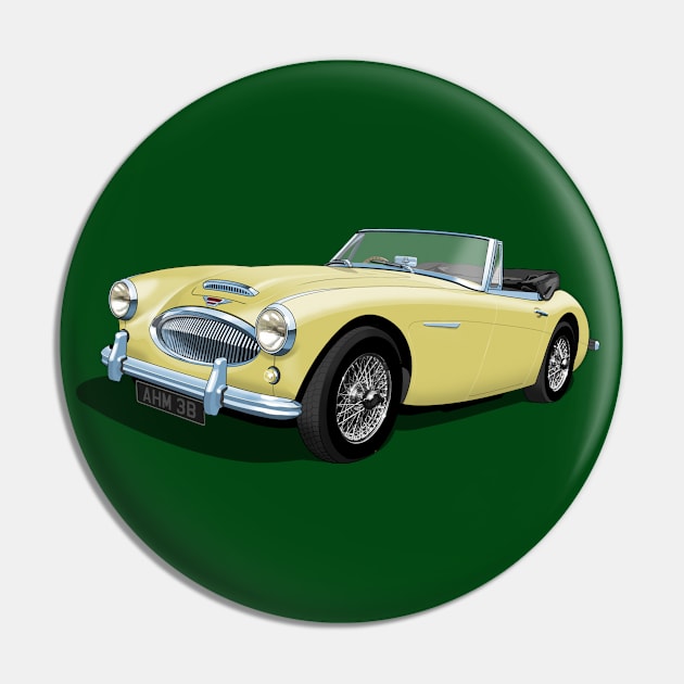 Austin Healey 3000 Mk3 Pin by candcretro