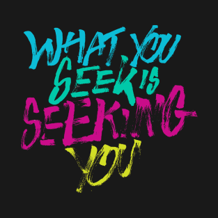 what you seek is seeking you T-Shirt