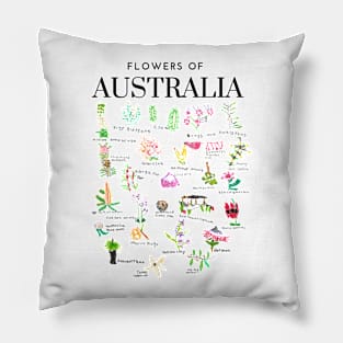 Flowers of Australia by Isabella Pillow