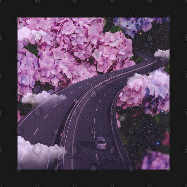 Pink Flower Road by RiddhiShah