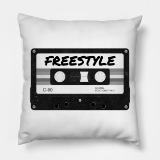 Retro 80s Music Freestyle Mixtape Pillow