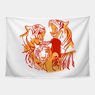 Tigers and Love Tapestry