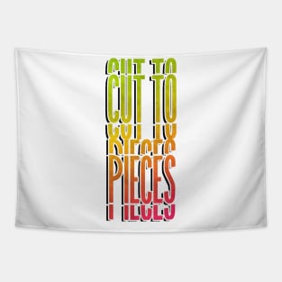 Cut to pieces relationships T-shirt Tapestry