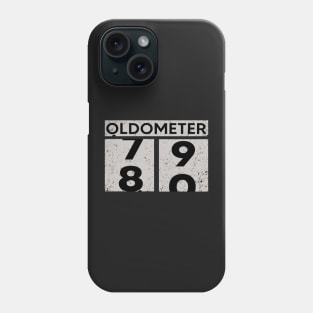 Oldometer 79-80 | 80th Birthday Gift Phone Case