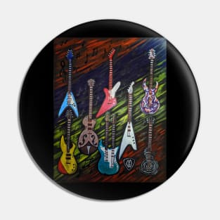 Electric Guitar Collection Pin