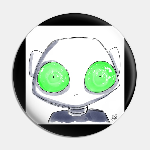 March of Robots Day 11 Pin by hollydoesart