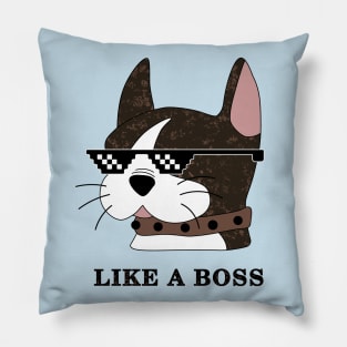 Like a boss terrier Pillow