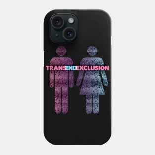 TransEndExclusion - Multicolor - No Border Phone Case