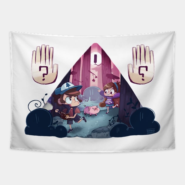 Gravity Falls Tapestry by ShannonDraws