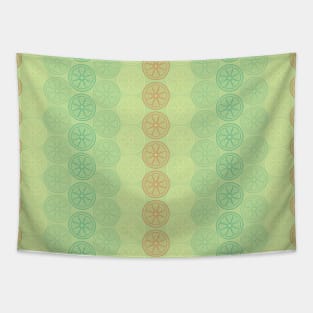 Citrus Splash Seamless Surface Pattern Design Tapestry