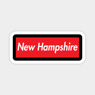 NEW HAMPSHIRE SUPER USA LOGO Magnet