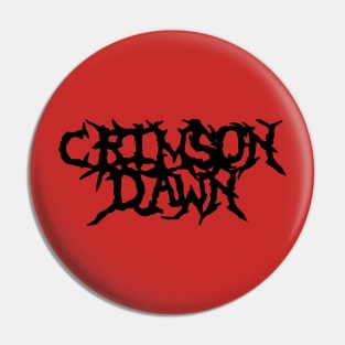 Crimson Dawn (Black) Pin