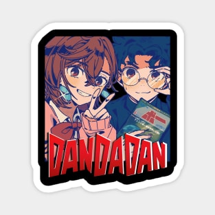 Takakura Ken, Momo Ayase Dandadan anime Retro Style Magnet