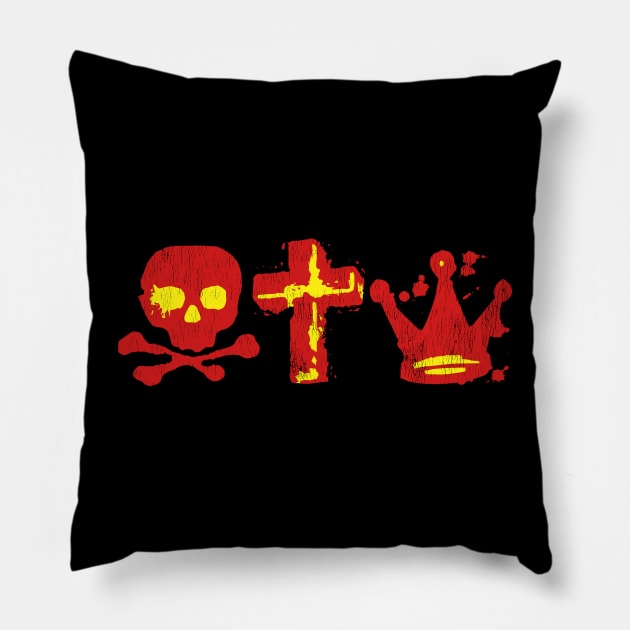 Urban Gospel Street Art Inspiration Christian Streetwear Pillow by Contentarama