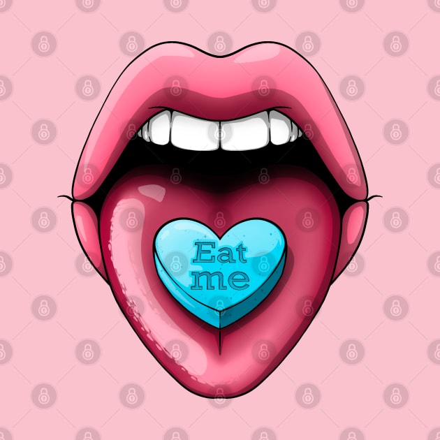 Eat me lips by Mei.illustration