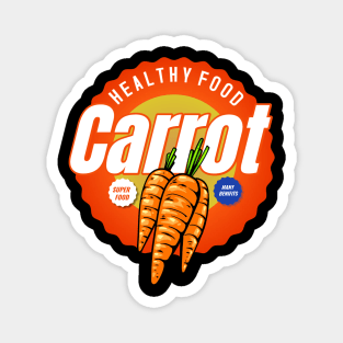 Carrot Power - Embrace the Healthy Crunch! Magnet