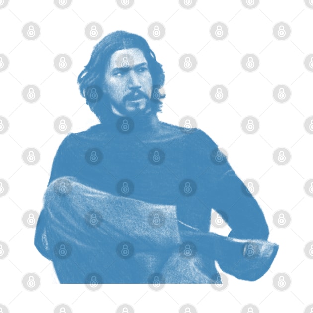 Adam Driver in Blue by fiatluxillust