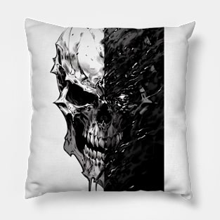 Skull Vs Skull Pillow